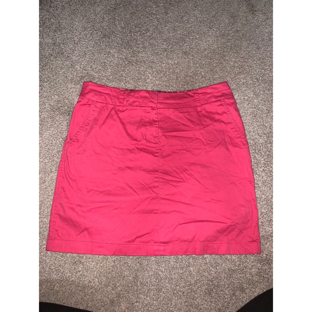 Cambridge Dry Goods Pink Chino Mini Skirt Womens Sz 4 Preppy Casual Twill Skirt